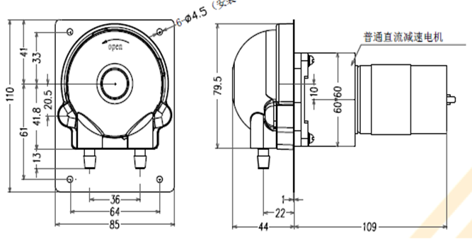 dc Peristaltic Pump 