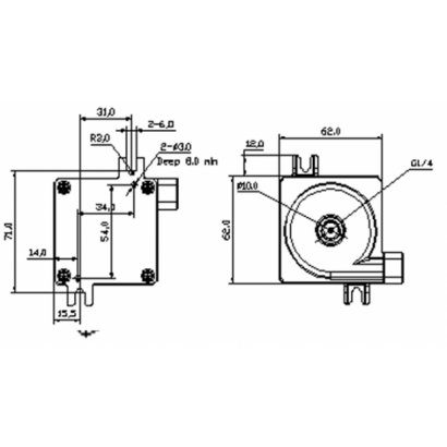 P62 Brushless Liquid pump