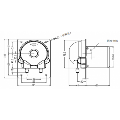 p204k Peristaltic Pump